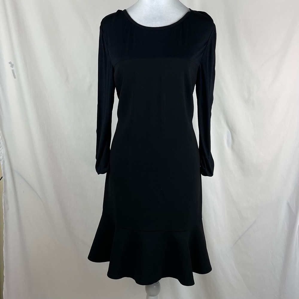 DKNY Black Long Sleeve Dress NWOT Size 6 - Picture 2 of 12
